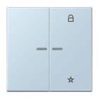 JUNG - eNet Taster Universal 1fach 2fach, Duroplast, Serie LS, outremerclair