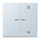 JUNG - eNet Taster Universal 1fach 2fach, Duroplast, Serie LS, outremer pale