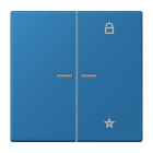 JUNG - eNet Taster Universal 1fach 2fach, Duroplast, Serie LS, bleu céruléen 31