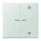 JUNG - eNet Taster Universal 1fach 2fach, Duroplast, Serie LS, céruléen pale