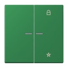 JUNG - eNet Taster Universal 1fach 2fach, Duroplast, Serie LS, vert foncé