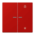 JUNG - eNet Taster Universal 1fach 2fach, Duroplast, Serie LS, rouge vermillon 31