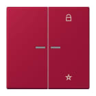 JUNG - eNet Taster Universal 1fach 2fach, Duroplast, Serie LS, rouge carmin