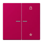 JUNG - eNet Taster Universal 1fach 2fach, Duroplast, Serie LS, rouge rubia