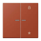 JUNG - eNet Taster Universal 1fach 2fach, Duroplast, Serie LS, l'ocre rouge