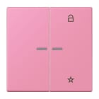 JUNG - eNet Taster Universal 1fach 2fach, Duroplast, Serie LS, rose vif