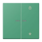 JUNG - eNet Taster Universal 1fach 2fach, Duroplast, Serie LS, vert 59