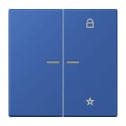 JUNG - eNet Taster Universal 1fach 2fach, Duroplast, Serie LS, bleu outremer 59