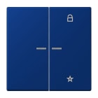 JUNG - eNet Taster Universal 1fach 2fach, Duroplast, Serie LS, bleu outremer foncé