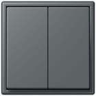 JUNG - Friends of Hue Funk-Wandsender Set 4-kanalig, Serie LS, gris foncé 31