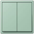 JUNG - Friends of Hue Funk-Wandsender Set 4-kanalig, Serie LS, vert anglais clair