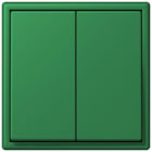 JUNG - Friends of Hue Funk-Wandsender Set 4-kanalig, Serie LS, vert foncé