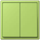 JUNG - Friends of Hue Funk-Wandsender Set 4-kanalig, Serie LS, vert clair