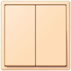 JUNG - Friends of Hue Funk-Wandsender Set 4-kanalig, Serie LS, ocre