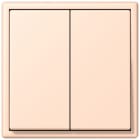 JUNG - Friends of Hue Funk-Wandsender Set 4-kanalig, Serie LS, rose pâle