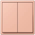JUNG - Friends of Hue Funk-Wandsender Set 4-kanalig, Serie LS, rose clair