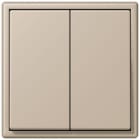 JUNG - Friends of Hue Funk-Wandsender Set 4-kanalig, Serie LS, ombre naturelle claire