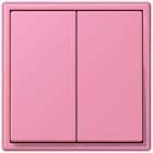 JUNG - Friends of Hue Funk-Wandsender Set 4-kanalig, Serie LS, rose vif