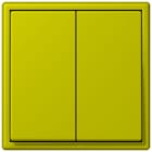 JUNG - Friends of Hue Funk-Wandsender Set 4-kanalig, Serie LS, vert olive vif