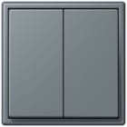 JUNG - Friends of Hue Funk-Wandsender Set 4-kanalig, Serie LS, gris 59