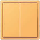 JUNG - Friends of Hue Funk-Wandsender Set 4-kanalig, Serie LS, ocre jaune clair