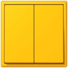 JUNG - Friends of Hue Funk-Wandsender Set 4-kanalig, Serie LS, le jaune vif