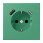 JUNG - SCHUKO Steckdose 16 A 250 V ~, USB 1 x Typ A + 1 x Typ CSAFETY+, vert 59