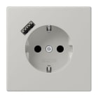 JUNG - SCHUKO Steckdose 16 A 250 V ~, mit USB 1 x Typ ASAFETY+, Serie LS, gris clair 31