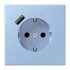 JUNG - SCHUKO Steckdose 16 A 250 V ~, USB 1 x Typ ASAFETY+, Serie LS, outremer moyen
