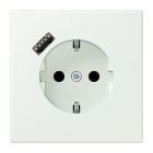 JUNG - SCHUKO Steckdose 16 A 250 V ~, mit USB 1 x Typ ASAFETY+, Serie LS, outremer gris