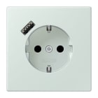 JUNG - SCHUKO Steckdose 16 A 250 V ~, mit USB 1 x Typ ASAFETY+, Serie LS, céruléen pale