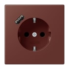 JUNG - SCHUKO Steckdose 16 A 250 V ~, USB 1 x Typ ASAFETY+, terre sienne brûlée 31