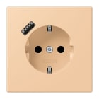 JUNG - SCHUKO Steckdose 16 A 250 V ~, USB 1 x Typ ASAFETY+, terre sienne claire 31