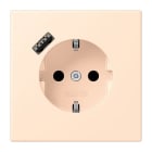 JUNG - SCHUKO Steckdose 16 A 250 V ~, USB 1 x Typ ASAFETY+, Serie LS, terre sienne pâle