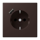 JUNG - SCHUKO Steckdose 16 A 250 V ~, USB 1 x Typ ASAFETY+, terre d’ombre brûlée 59
