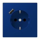 JUNG - SCHUKO Steckdose 16 A 250 V ~, USB 1 x Typ ASAFETY+, bleu outremer foncé