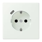 JUNG - SCHUKO Steckdose 16 A 250 V ~, mit USB 1 x Typ CSAFETY+, Serie LS, outremer gris