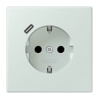 JUNG - SCHUKO Steckdose 16 A 250 V ~, mit USB 1 x Typ CSAFETY+, Serie LS, céruléen pale