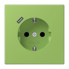 JUNG - SCHUKO Steckdose 16 A 250 V ~, mit USB 1 x Typ C,  SAFETY+, Serie LS, vert 31