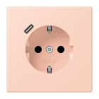 JUNG - SCHUKO Steckdose 16 A 250 V ~, USB 1 x Typ CSAFETY+, l'ocre rouge clair