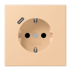 JUNG - SCHUKO Steckdose 16 A 250 V ~, USB 1 x Typ CSAFETY+, terre sienne claire 31