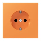 JUNG - SCHUKO Steckdose, 16 A 250 V ~, Serie LS, orange clair