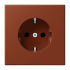 JUNG - SCHUKO Steckdose, 16 A 250 V ~, Serie LS, terre sienne brûlée 59