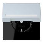 JUNG - SCHUKO Steckdose, 16 A 250 V ~,SchriftfeldSAFETY+, Klappdeckel, outreme
