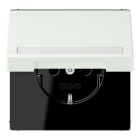 JUNG - SCHUKO Steckdose, 16 A 250 V ~,SchriftfeldSAFETY+, Klappdeckel, outreme