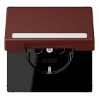 JUNG - SCHUKO Steckdose, 16 A 250 V ~,SchriftfeldSAFETY+, Klappdeckel, terre s