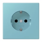 JUNG - SCHUKO Steckdose, 16 A 250 V ~,  SAFETY+, Serie LS, céruléen moyen