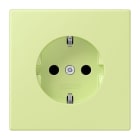 JUNG - SCHUKO Steckdose, 16 A 250 V ~, SAFETY+, Serie LS, vert jaune clair