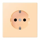 JUNG - SCHUKO Steckdose, 16 A 250 V ~, erh. Berührungsschutz, SAFETY+, Serie LS, ocre
