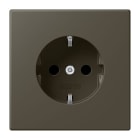 JUNG - SCHUKO Steckdose, 16 A 250 V ~, SAFETY+, Serie LS, ombre naturelle 31